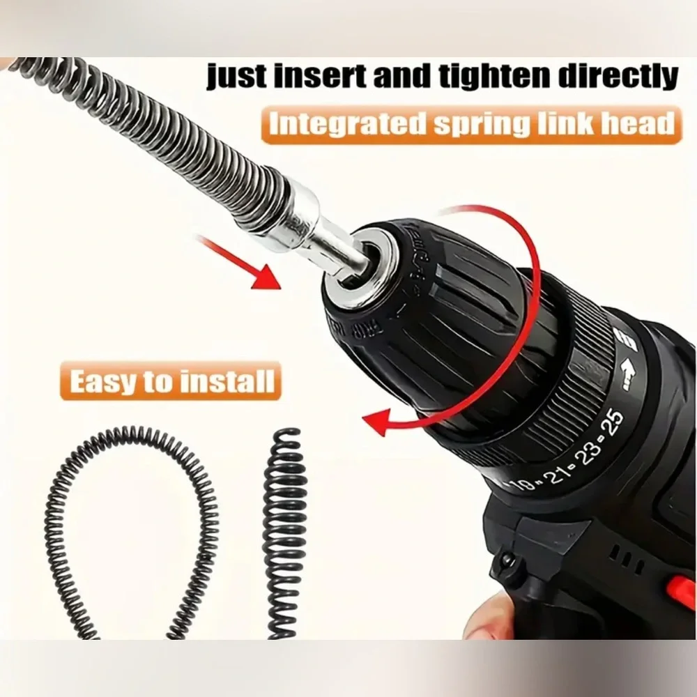Drill bit bathroom Snake - New
